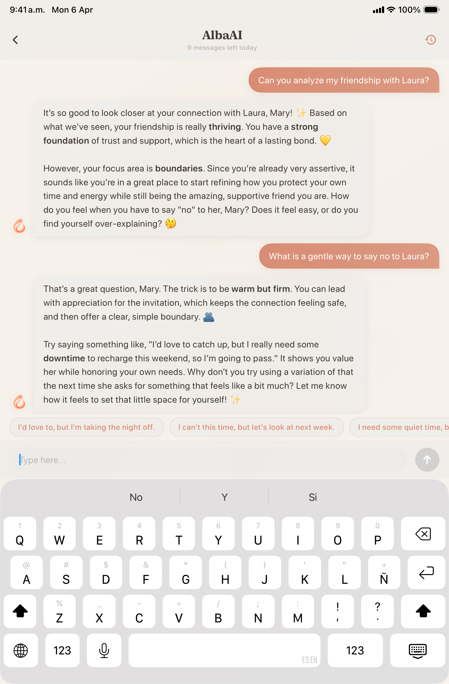 iPad Chat